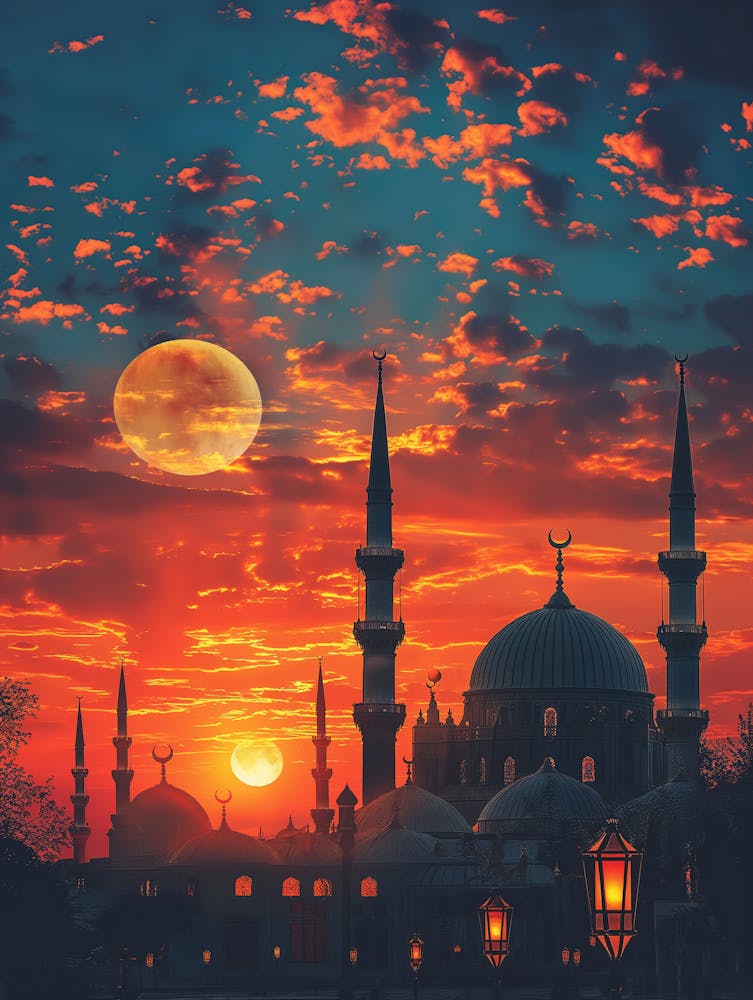 Sunset In Istanbul
