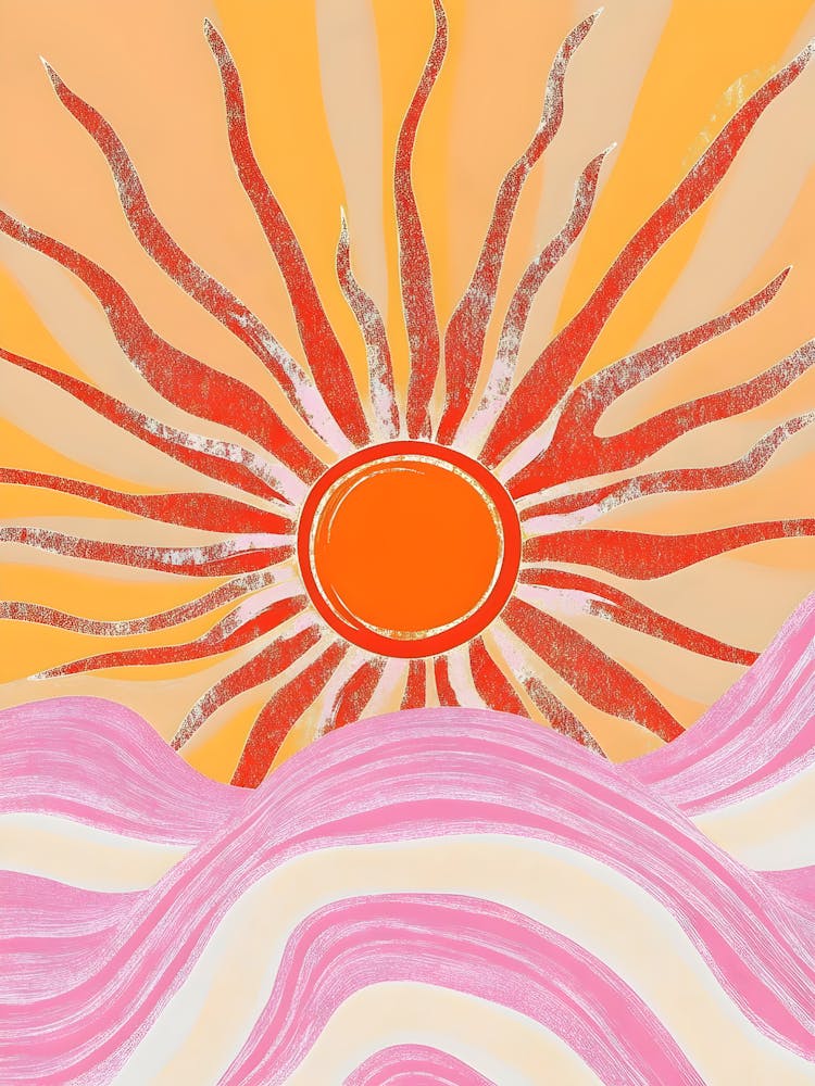 Sun And Waves