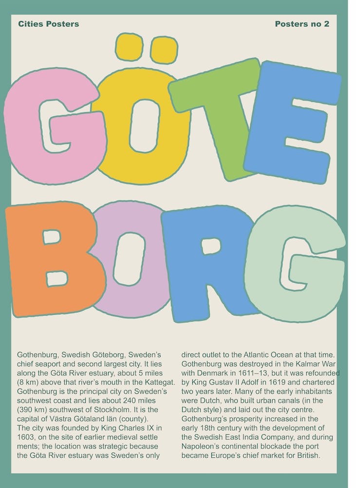 Göteborg Gothenburg Sweden Swedish