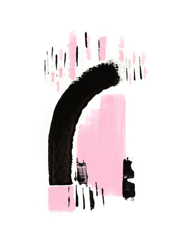 Minimal Noir Et Rose 2