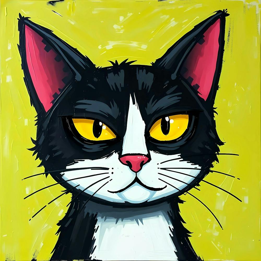 Black Cat is Not Amused