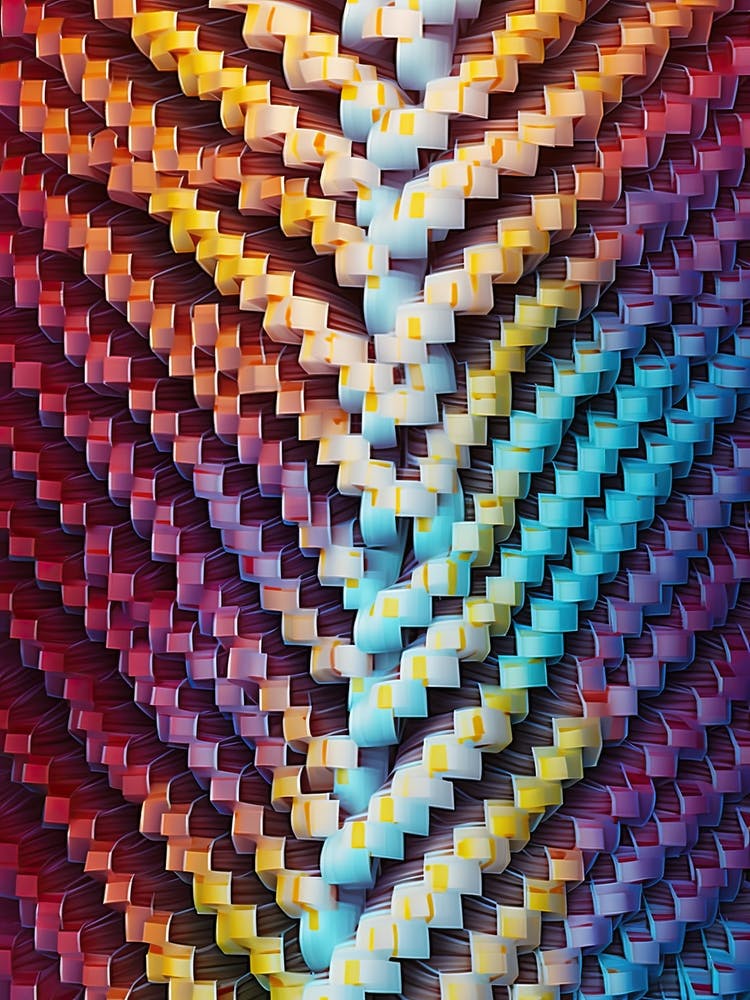 Dna Art Abstract Painting 19