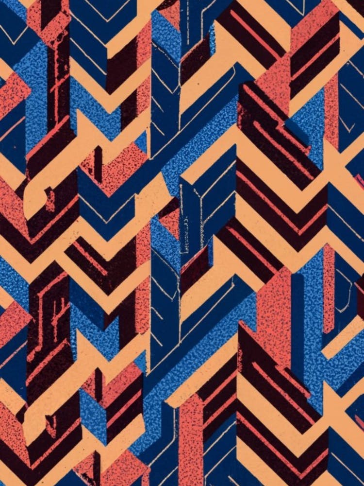 Abstraktes geometrisches Muster 3