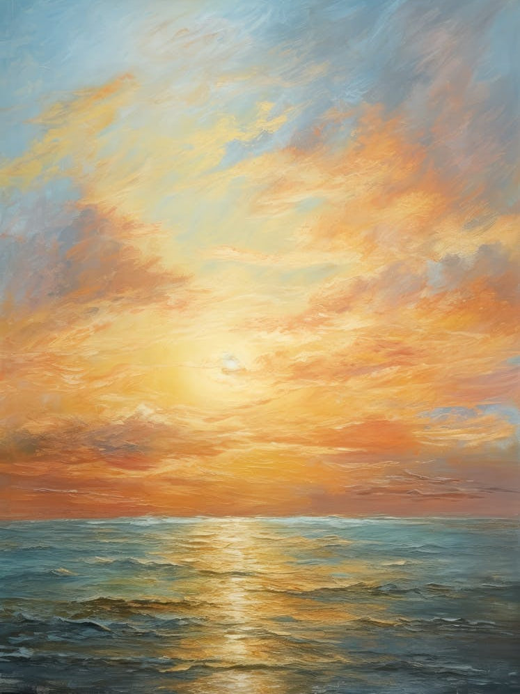 Sunset Over The Ocean 23