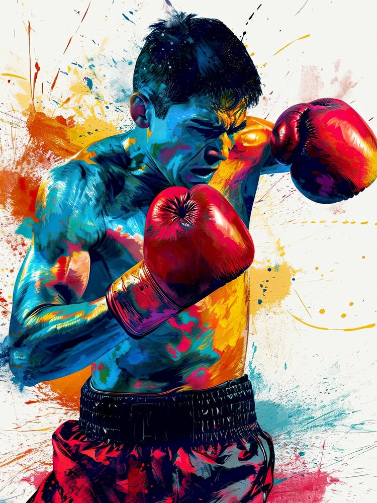 Boxer Canvas Art sport