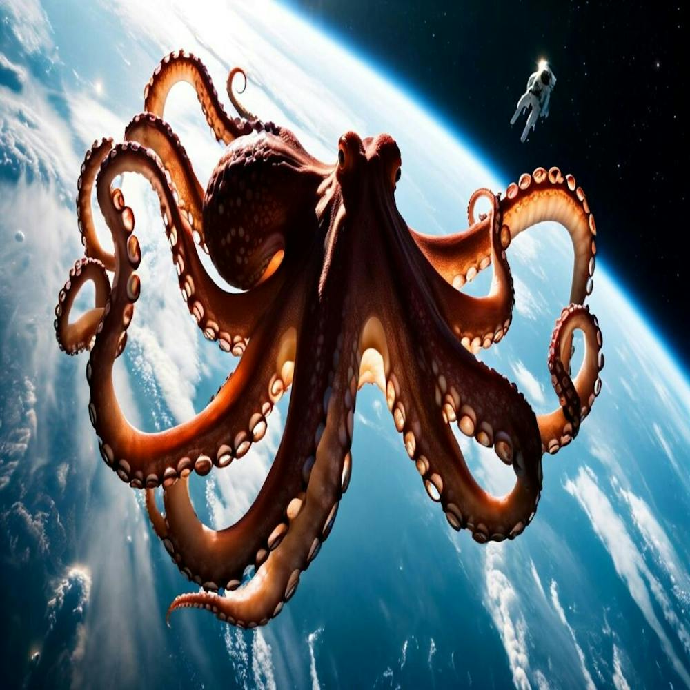 Octopus In Space