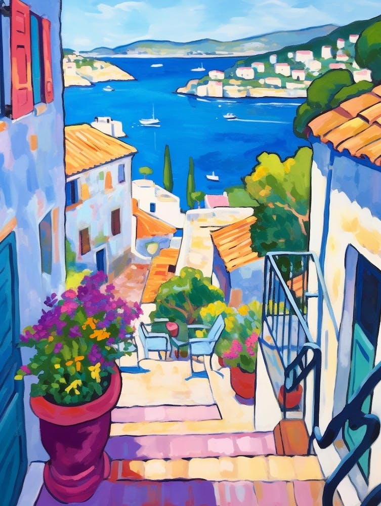 Hvar Croatia 4 Fauvist Painting