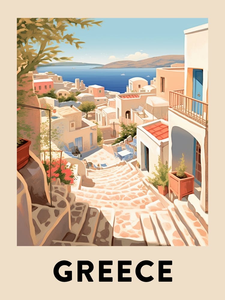 Vintage Travel Poster Greece 11