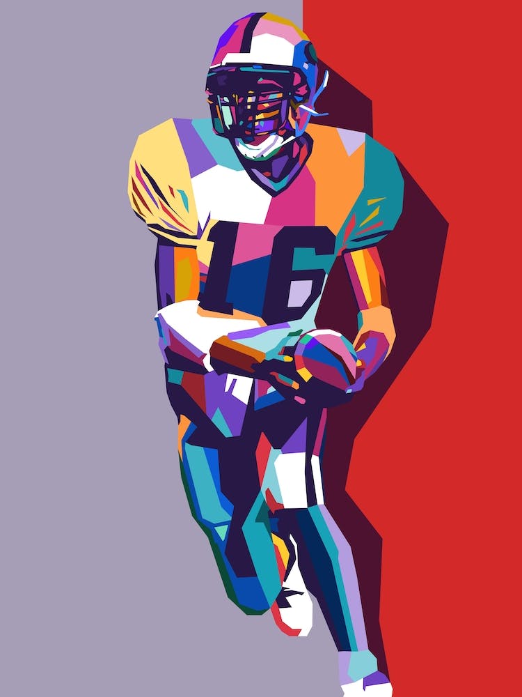 American Football Pop Art 12