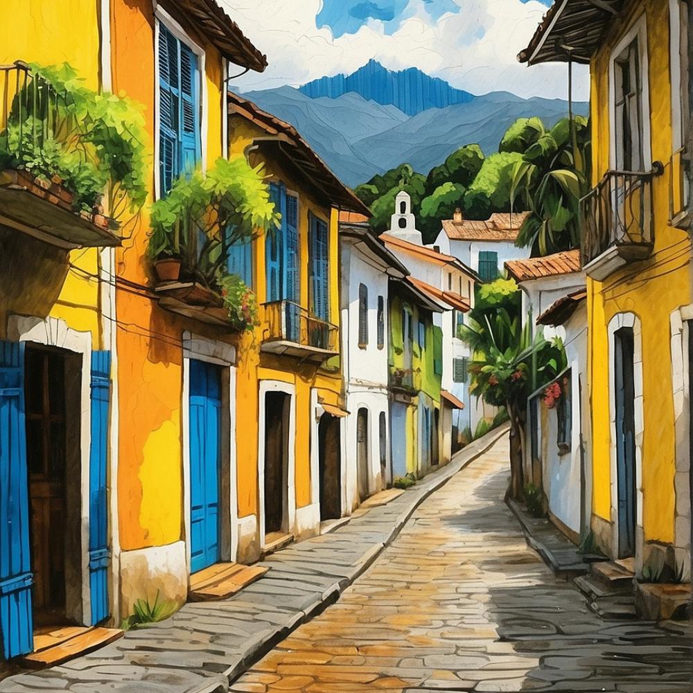 Street In Colombia
