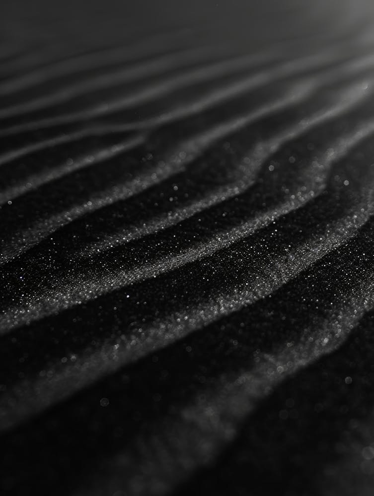 Black And White Sand