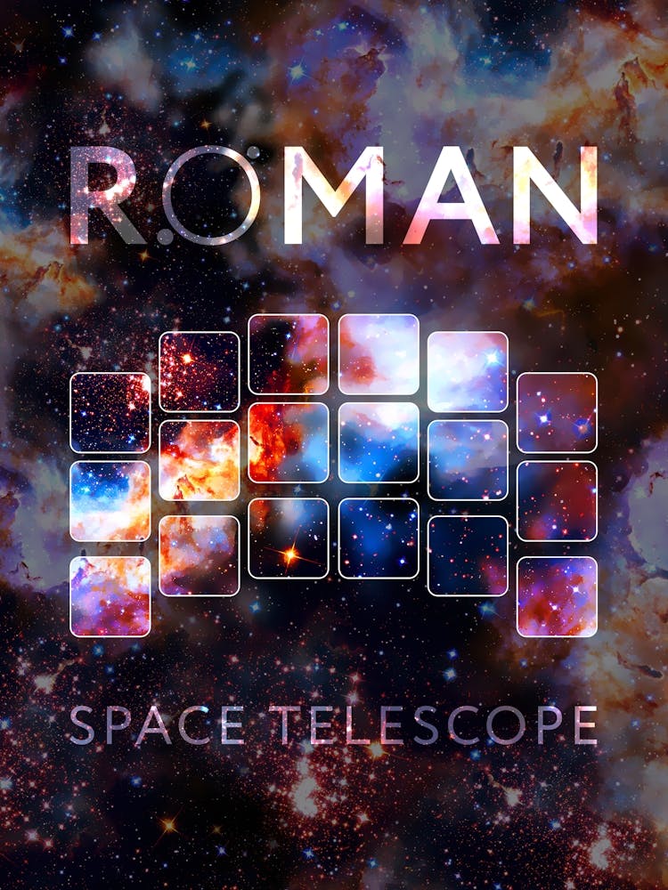 Nancy Grace Roman Space Telescope 2026 poster — NASA space print