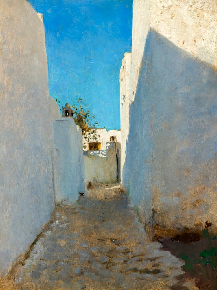 A Moroccan Street Scene, John Singer Sargent