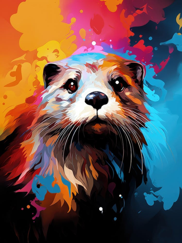 Animal wall art illustration art painting