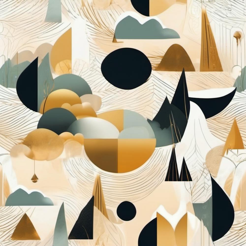 Abstract boho Painting 2