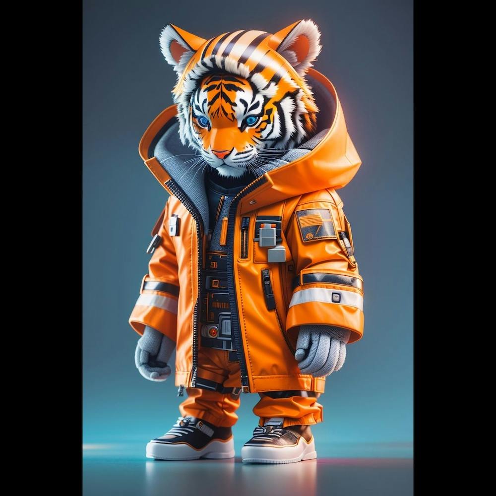 cyberpunk Tiger