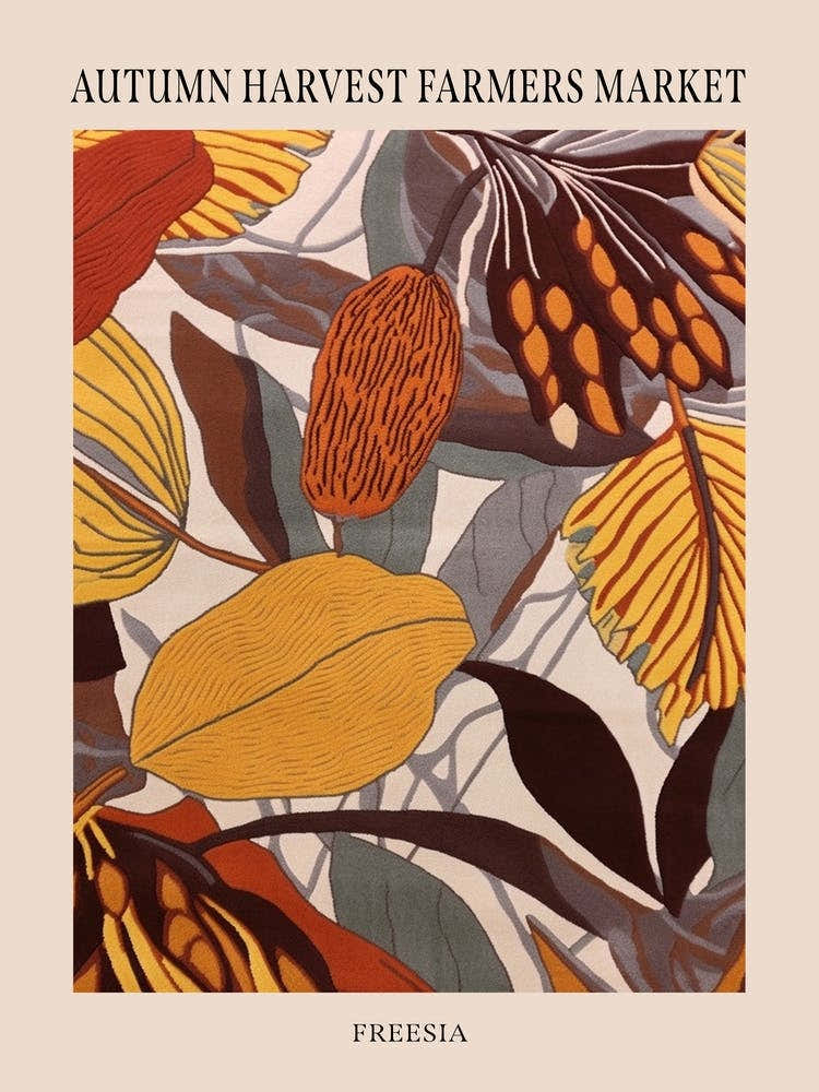 Fall Botanicals Freesia 2 Poster