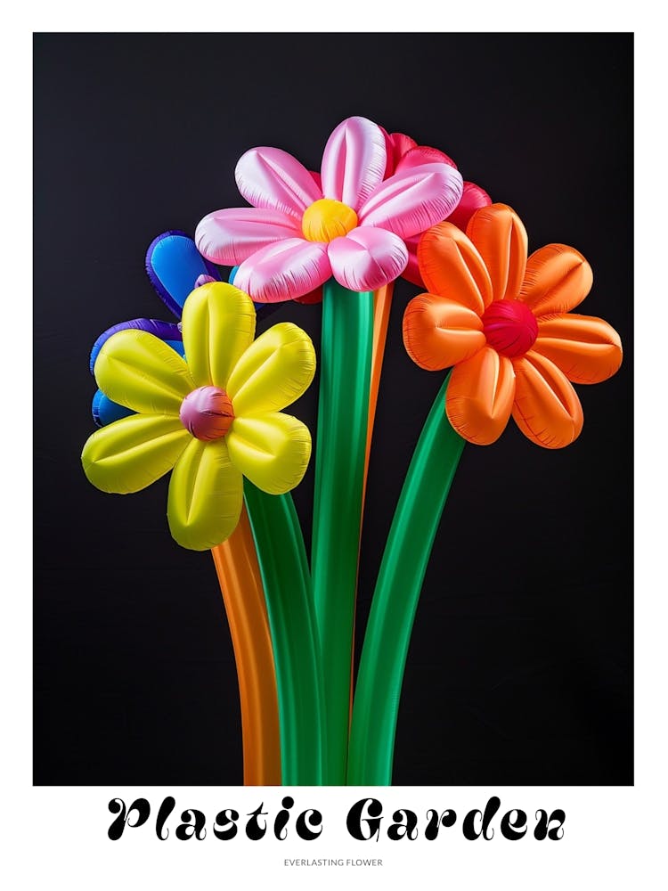 Bright Inflatable Flowers Poster Everlasting Flower 2