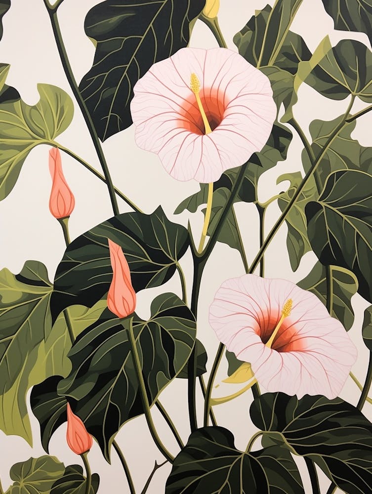 Flower Illustration Morning Glory 2