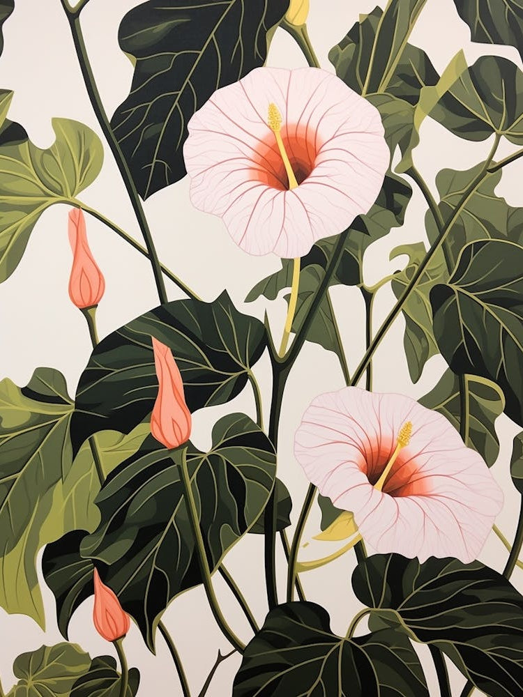 Flower Illustration Morning Glory 2