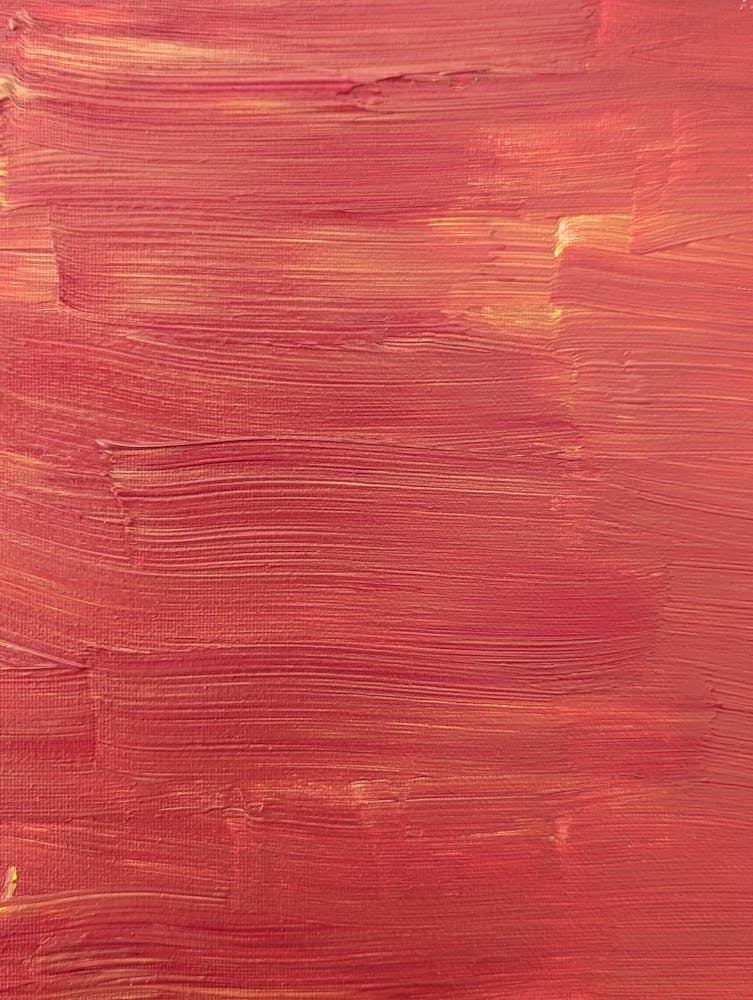 Red Abstract Painting