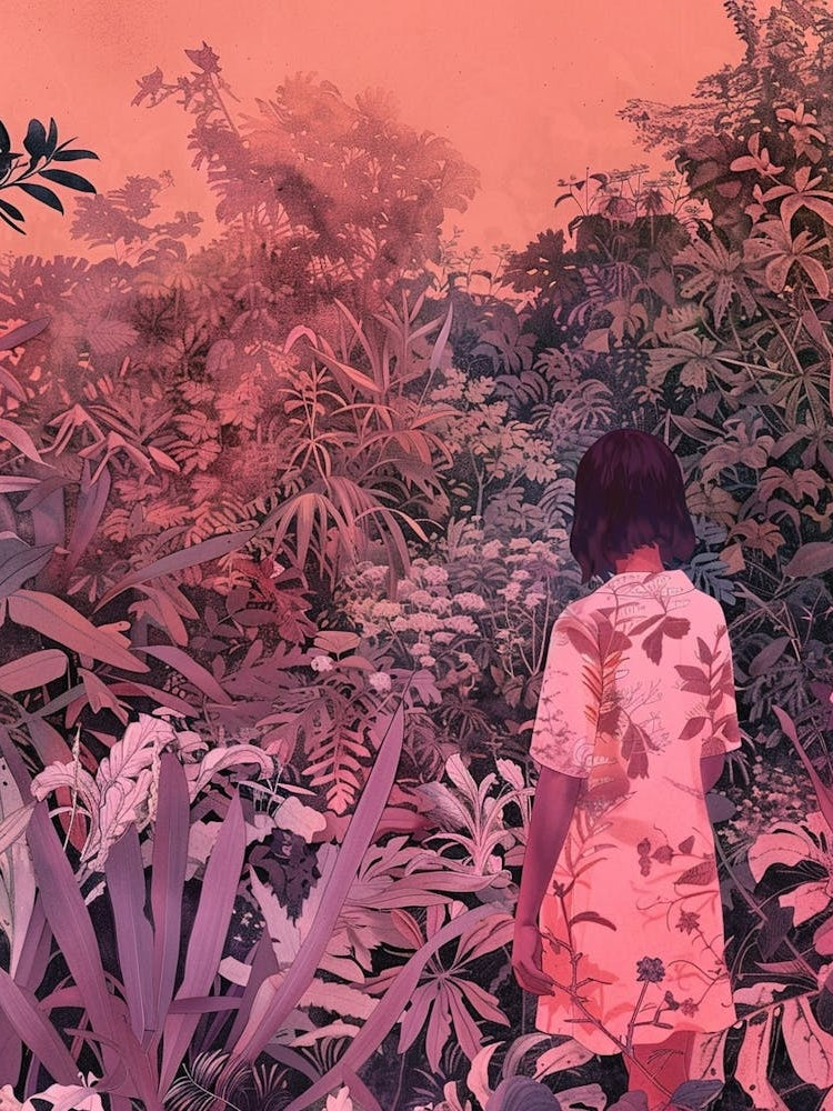 In The Garden Pink 4