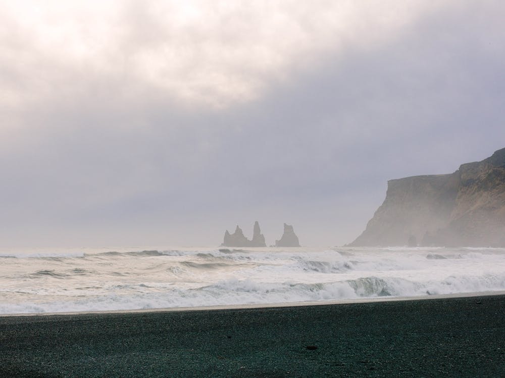 Black Sand Beach in Vik Iceland