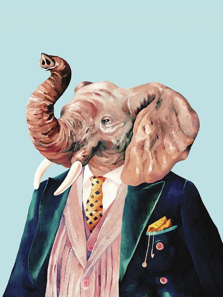 Elephant In A Suit