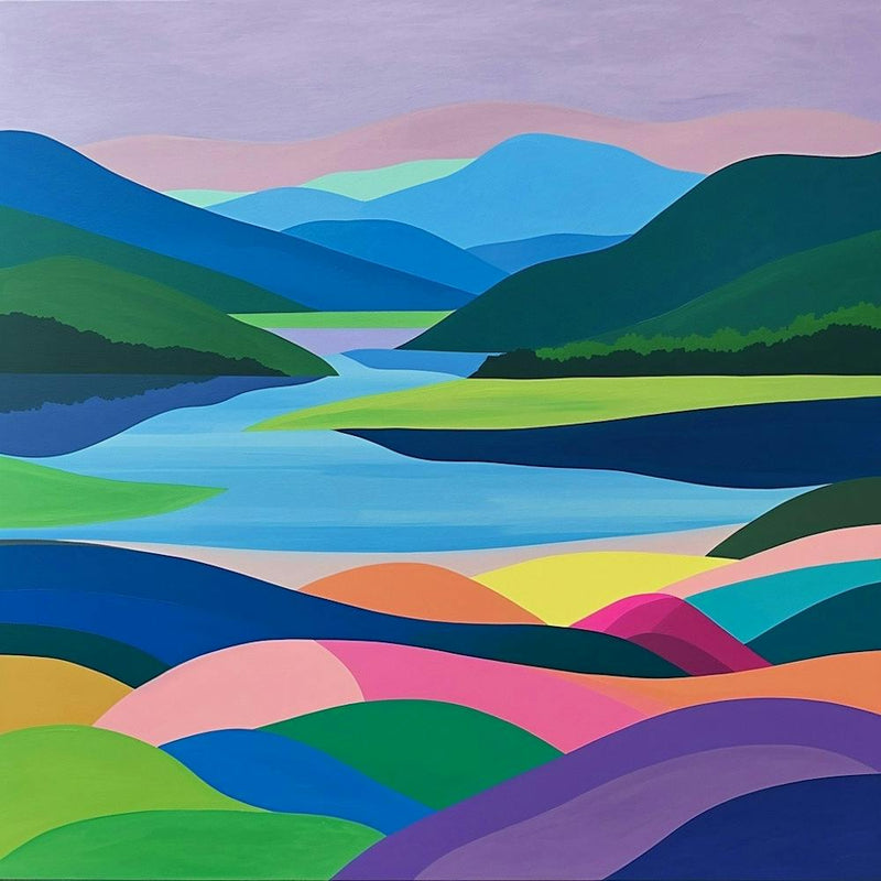 Colourful Abstract Killarney National Park Ireland 3