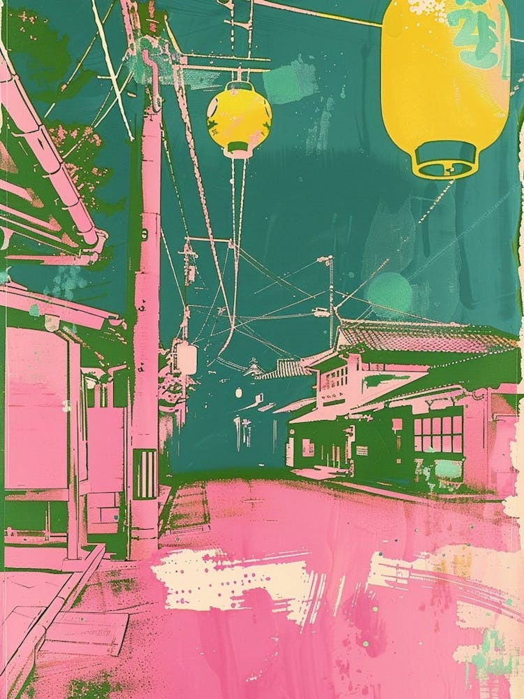 Otaru Japan Duotone Silkscreen 1