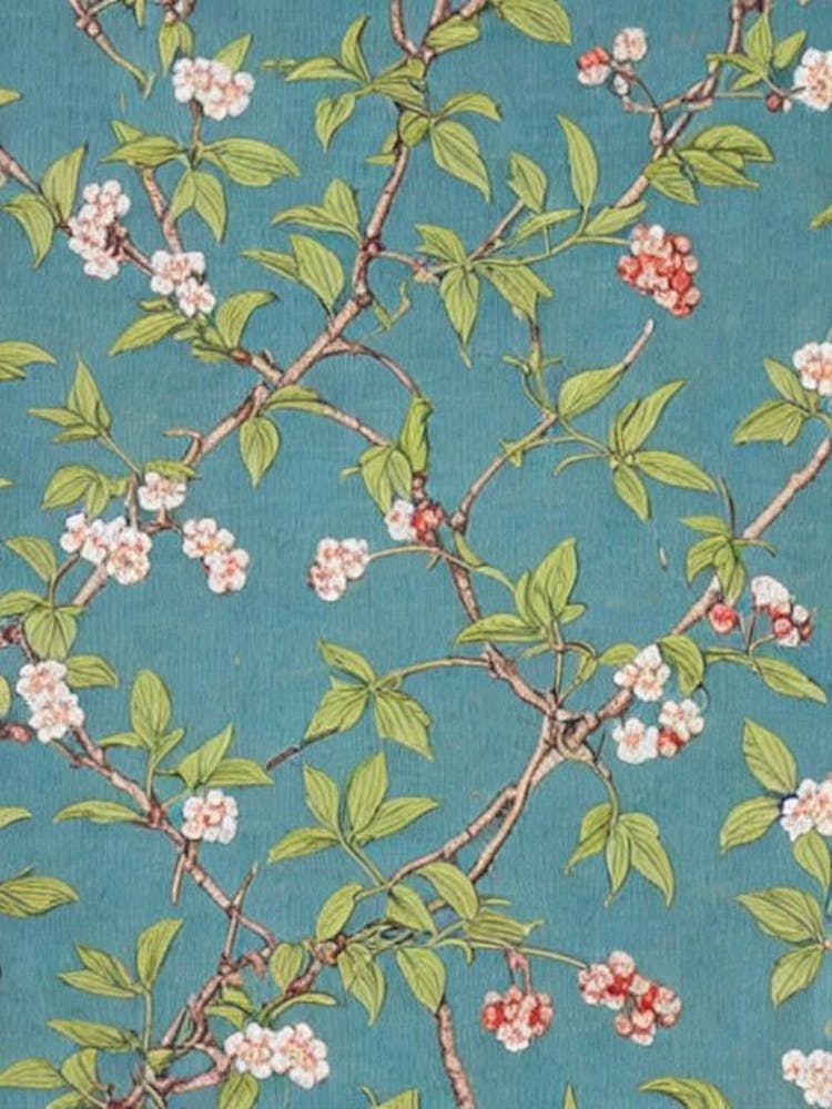 Plum Vintage Botanical Fruit