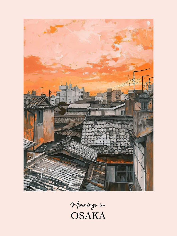 Mornings In Osaka Rooftops Morning Skyline 2