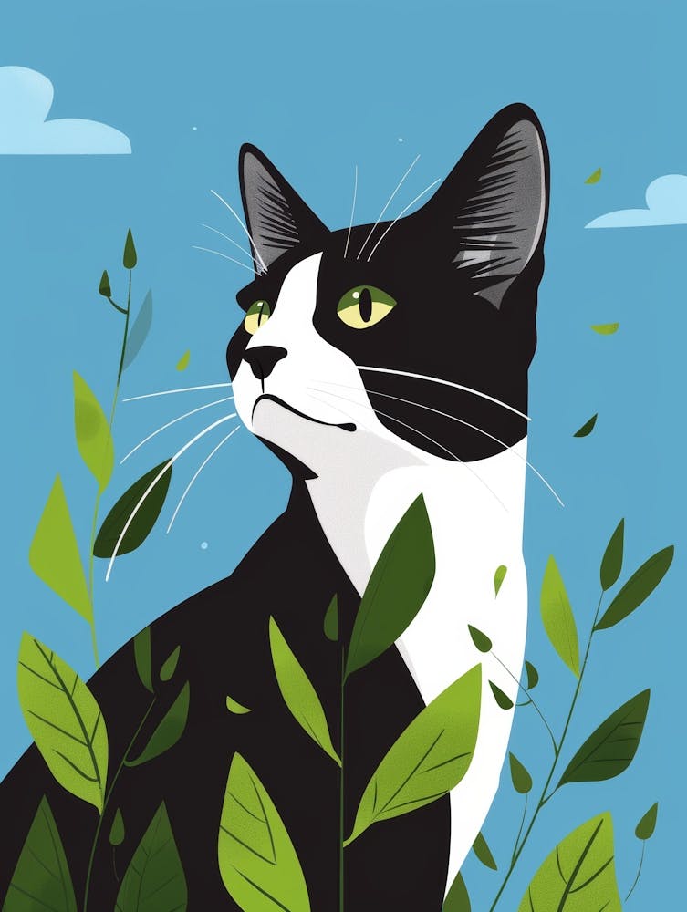 Cat In The Grass 7