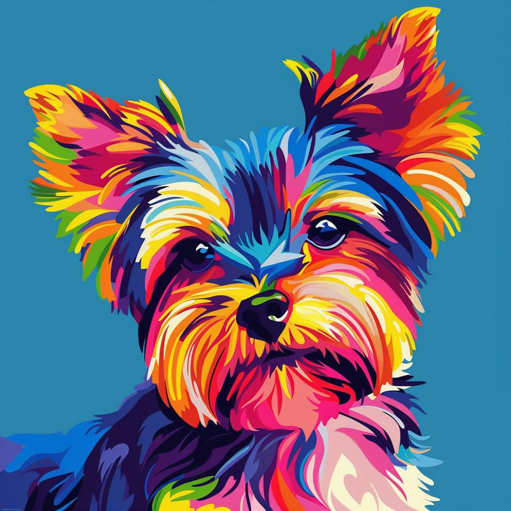 Yorkie Popart