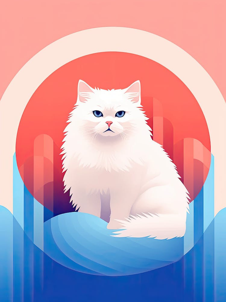 White Cat With Blue Eyes