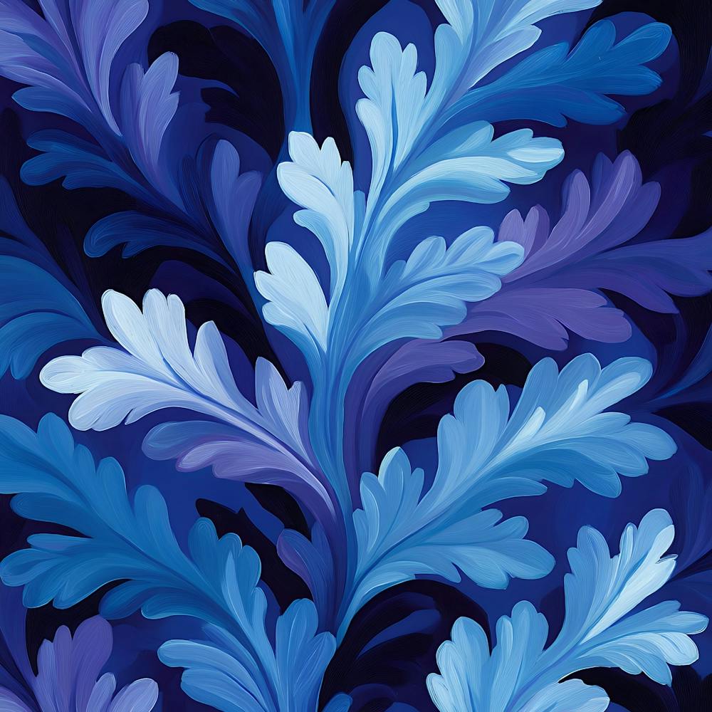 Blue Floral Pattern