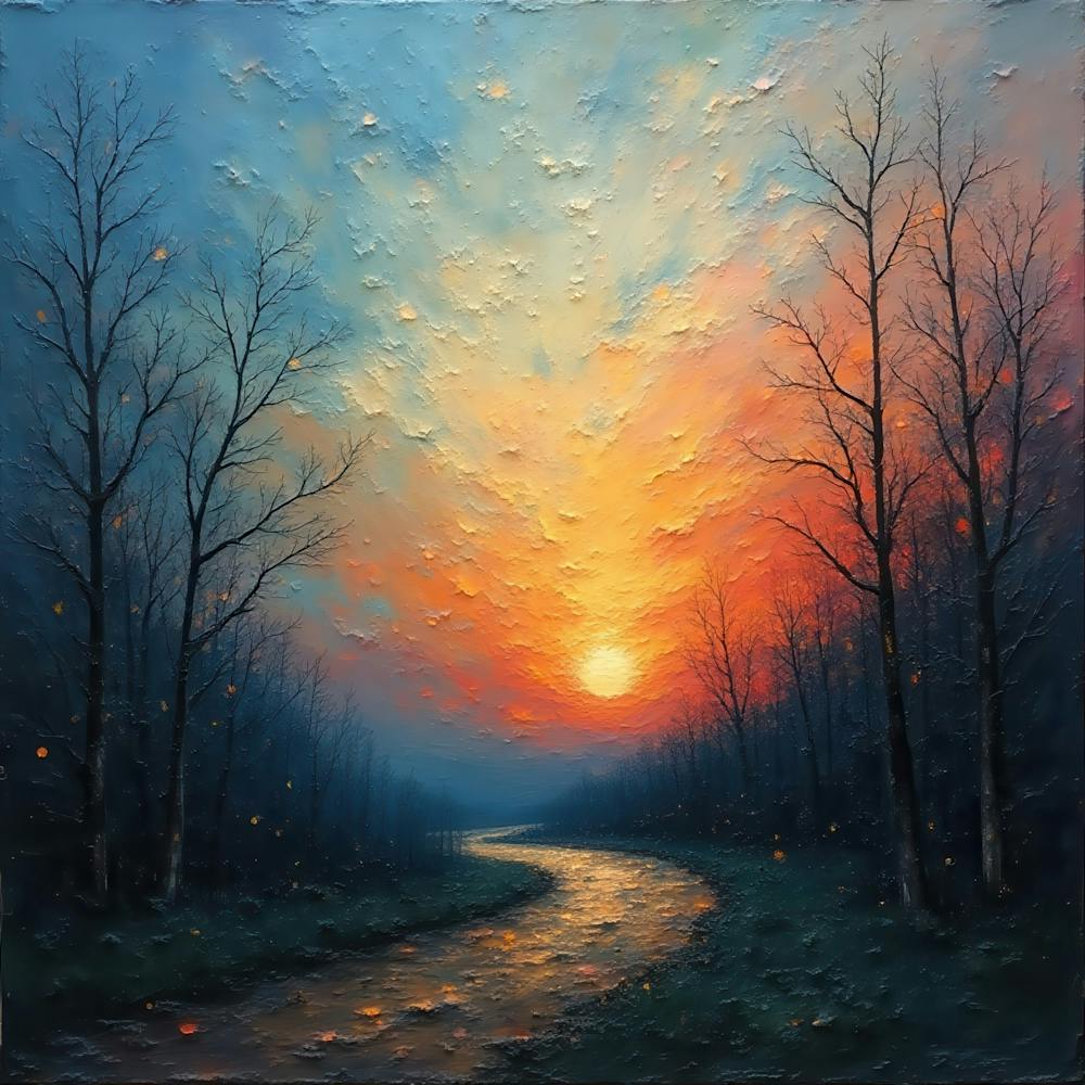 Sunset In The Woods 7