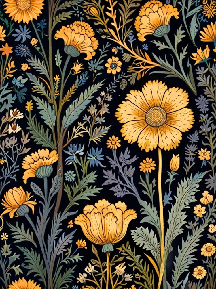 William Morris Floral Pattern 13