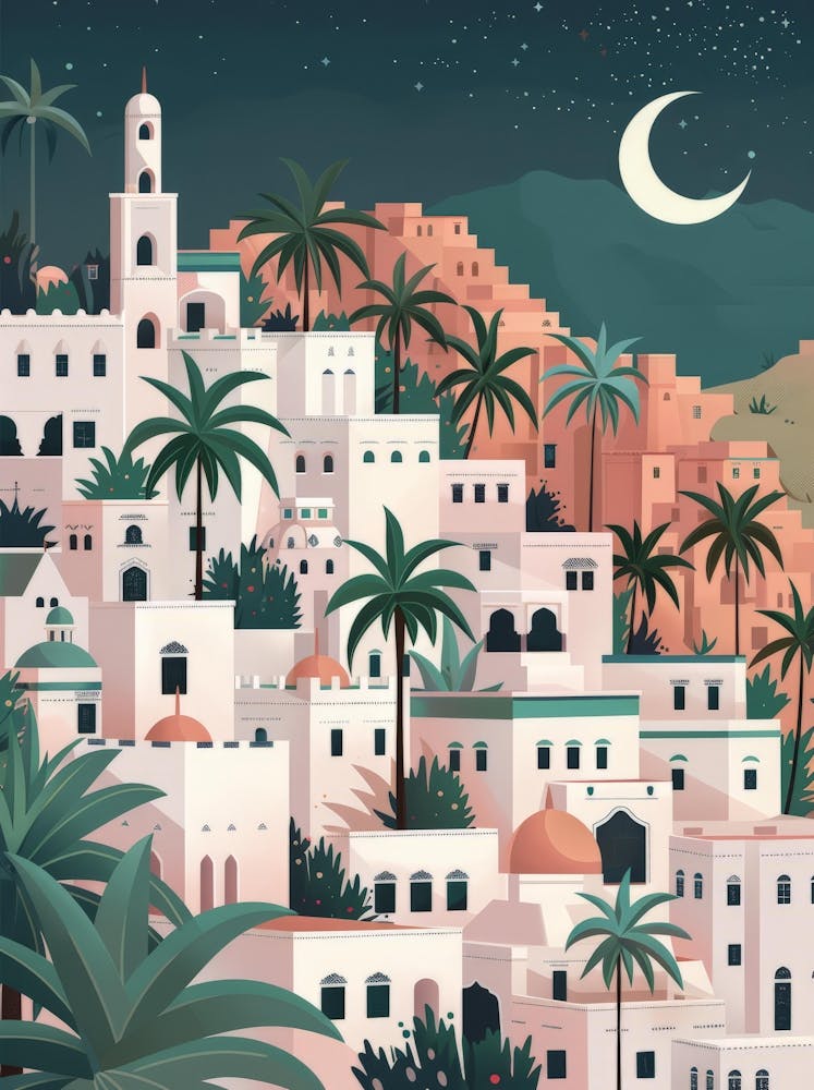 Islamic City At Night