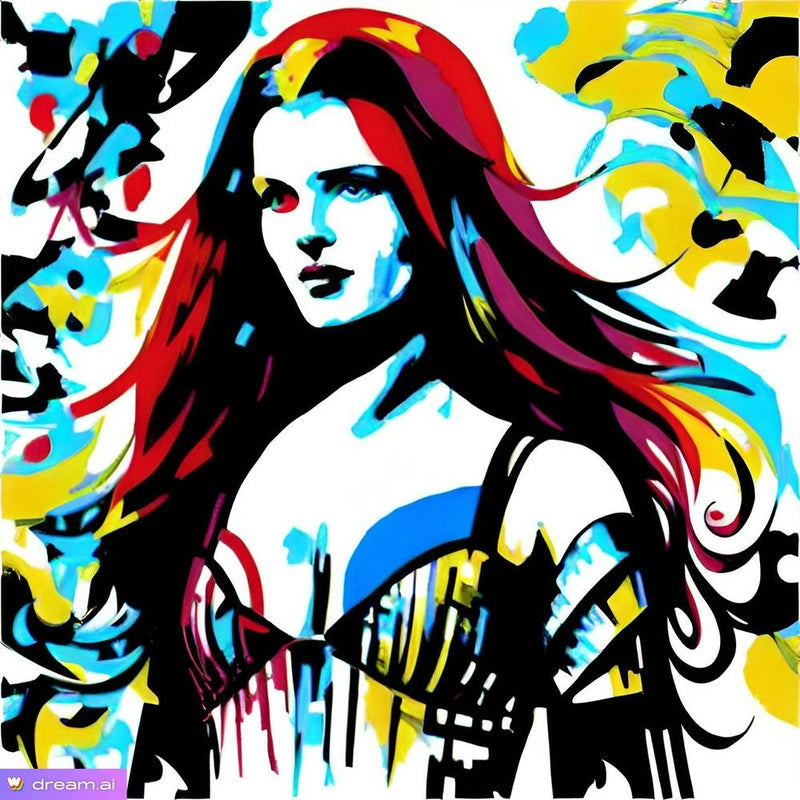 Woman With Long Red Hair