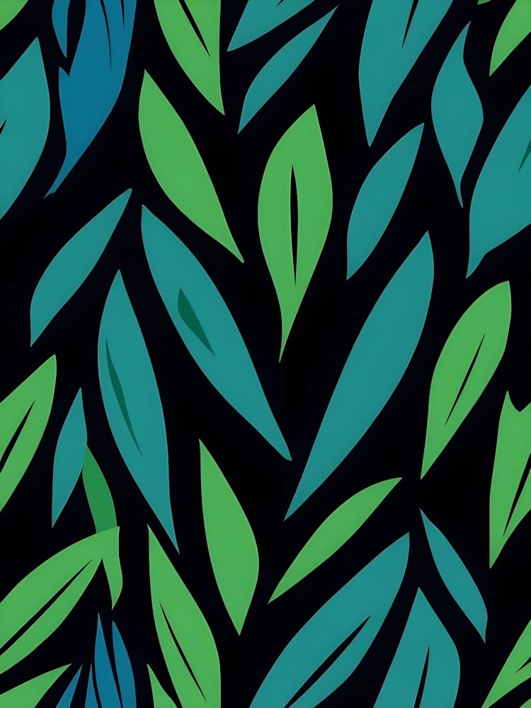 Nocturnal Verdancy: A Tapestry of Shadows and Emeralds