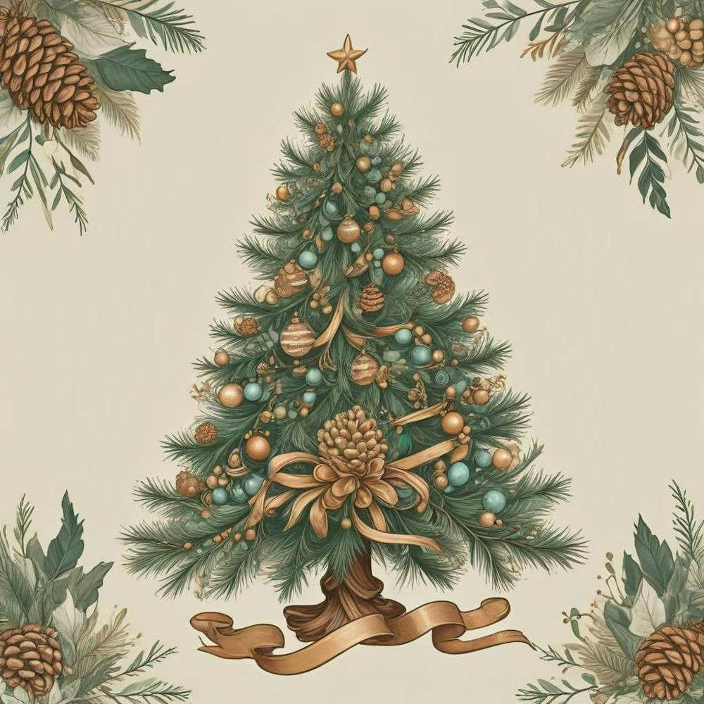 Christmas Tree Wall Arts (2)