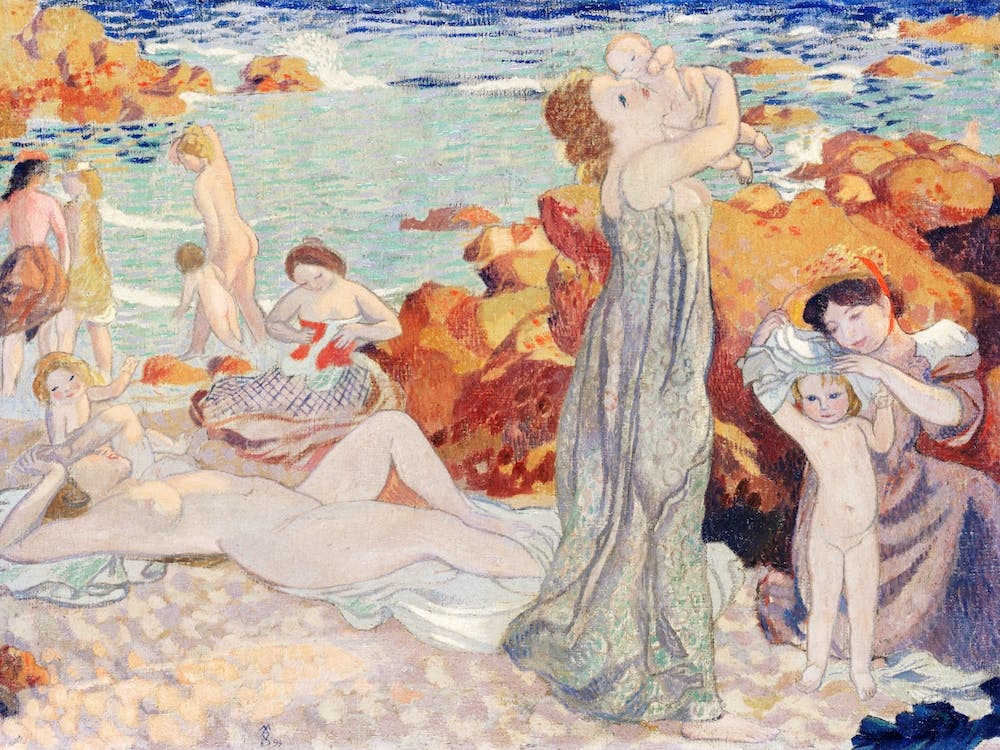 Bathers, Pouldu Beach, Maurice Denis