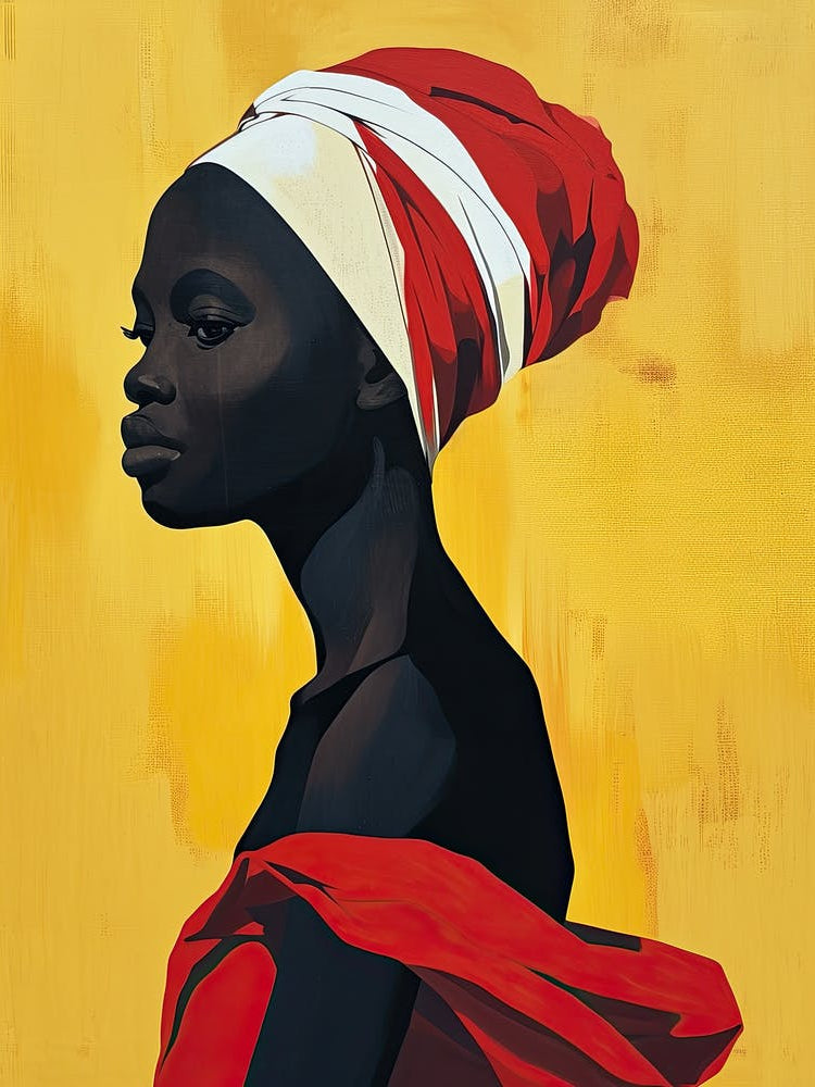 African Woman 50, Boho