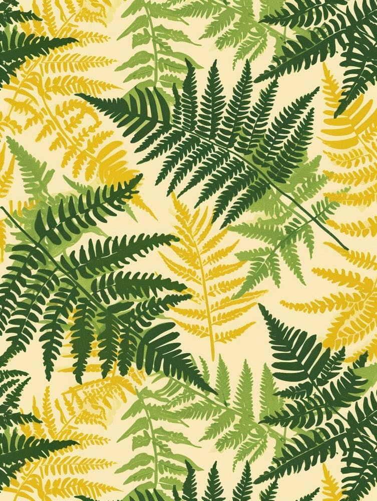 Pattern Poster Ruffled Fern 4