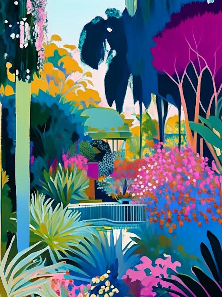 Ballarat Botanical Gardens, Australia Abstract Still Life