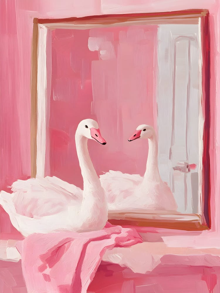 Swans In The Mirror 1