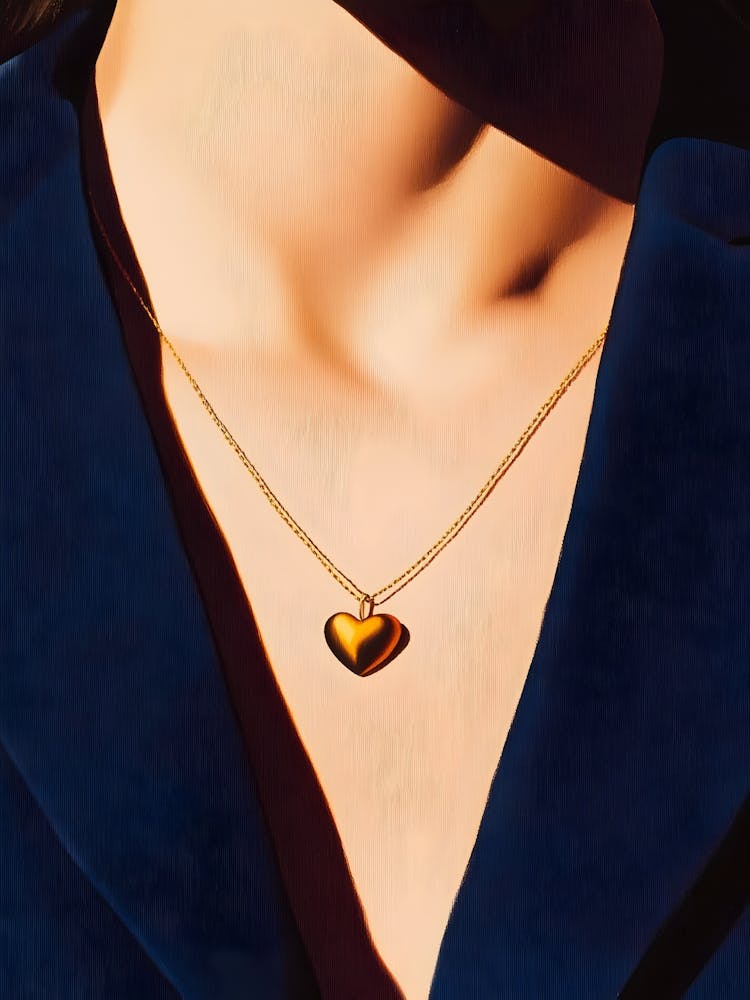 Gold Heart Necklace