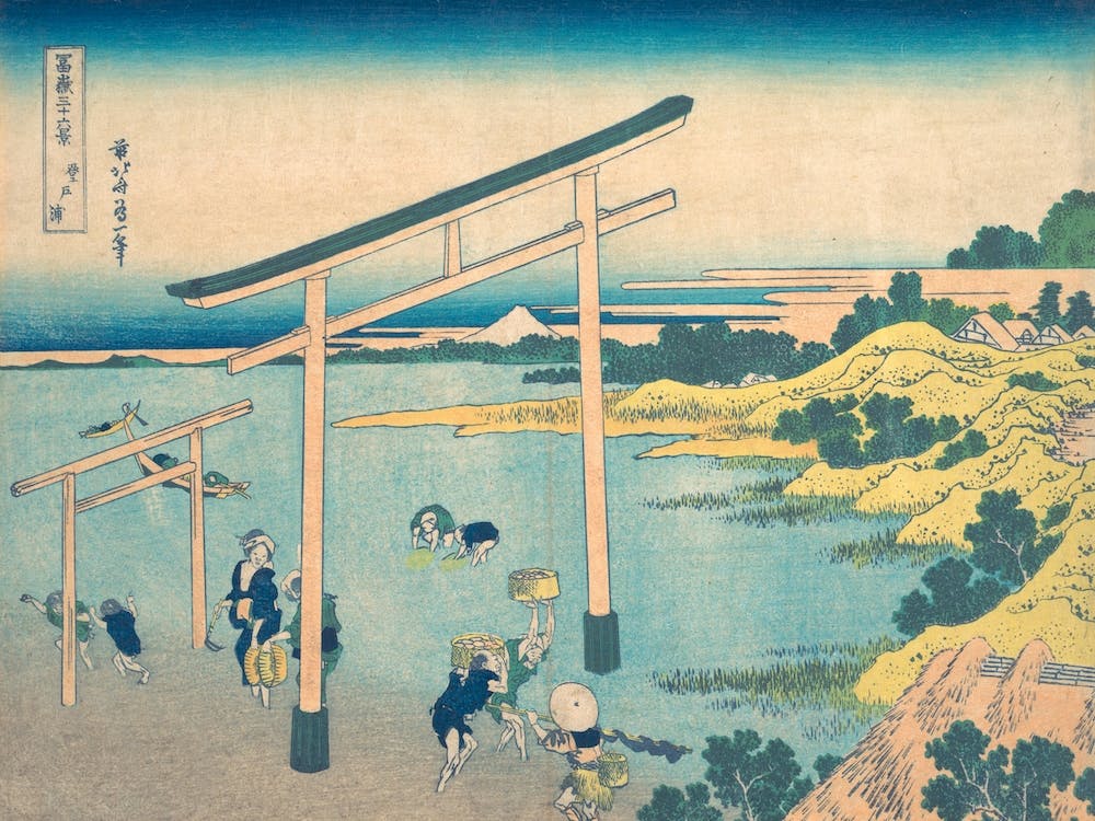 Noboto Bay, Katsushika Hokusai