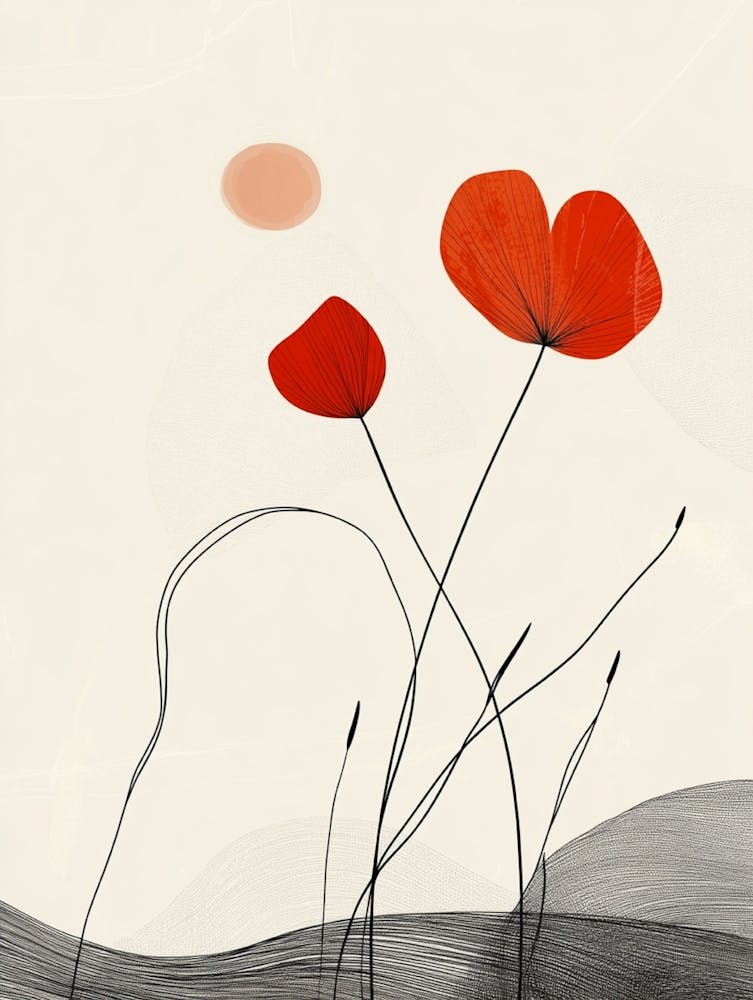 Red Poppies Canvas Print